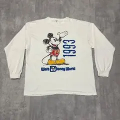 90s Disney ディズニー　USA製　ロンT 長袖　ミッキーマウス