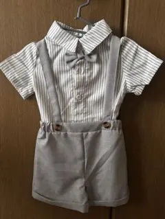 子供用フォーマル服 ストライプ ボウタイ付き SHEIN