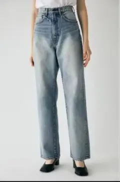 MOUSSY　HW DAMAGE LOOSE STRAIGHT