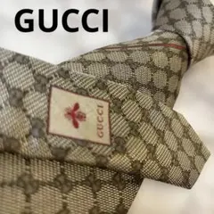 現行タグ✨】GUCCI ネクタイ GG柄 蜂 ビー ブラウン系 - メルカリ