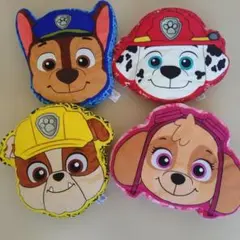 《値下げしました》パウ・パトロール　フェイスクッション4点セット