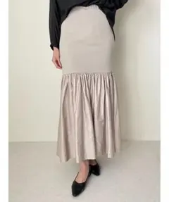 DOLLUPOOPS メモリースカート マーメイド ベージュのサムネイル