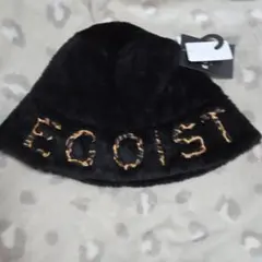 EGOIST ファー ハット 黒