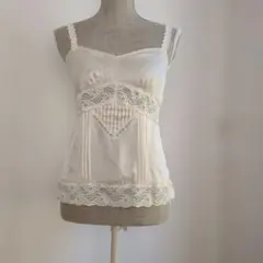JILLSTUART キャミソール シルク混 レース Mサイズのサムネイル