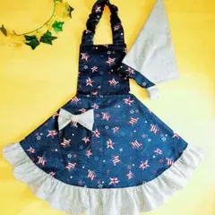 姫エプロン   アメリカン  ３点セット  110-130