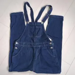 ダークブルー オーバーオール サロペット　Mサイズ