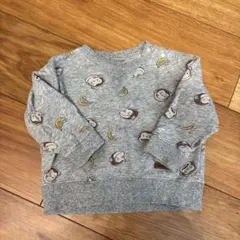 プティマイン　おさるのジョージトレーナー80サイズ