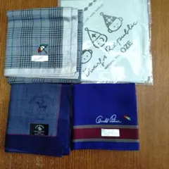 ブランドハンカチーフ3枚とおまけ1枚