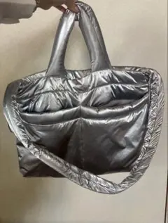 GU パフドローストリング シルバー ショルダーバッグ 85 SILVERのサムネイル