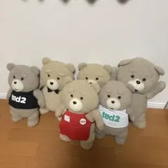 ❤️ted2 非売品9個セット☆モフモフエプロンBIGトコトコぬいぐるみXL 