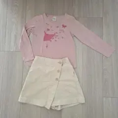 Pupil House カットソー&UNIQLOショートパンツ