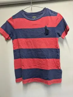 Polo Ralph Lauren 赤青ストライプ Tシャツ 6