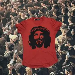 DSQUARED2 ディースクエアード Jesus プリント 半袖 レッド Sのサムネイル