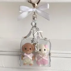 シルバニアファミリー 赤ちゃん用 おでかけポーチ 推し活 キーホルダー ︎︎☁天使︎︎☁