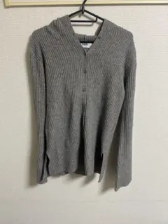 AZUL by MOUSSY フード付きリブニット