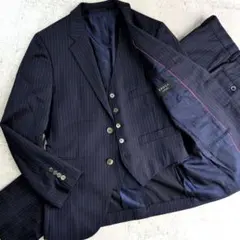 美品 ポールスミス スーツ セットアップ 3ピース 派手裏地 花柄