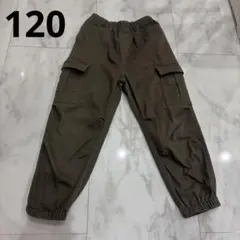 カーゴパンツ カーキ キッズ120センチ