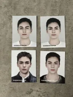 SUNGBOON EDITOR ポートレート写真 4枚セット