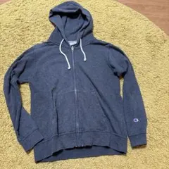Champion グレー フルジップパーカー Lサイズ