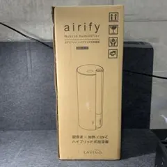 未開封】LAVINO airifyハイブリッド加湿器S108A-288-bk - メルカリ