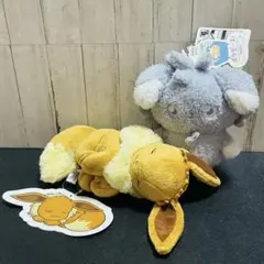 ポケモン　ぬいぐるみ　おひるね　イーブイ　ニャスパー　ポケピース