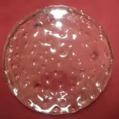 Sghr スガハラ 透明ガラス製円形皿 直径約25cm