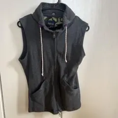 NICOLE CLUB FOR MEN フード付きベスト パーカーのサムネイル