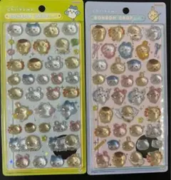 ボンボンドロップシール ちいかわ みんな ポーズ ニコニコ