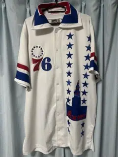 NBA 76ers ゲームシャツ hiphop B-BOY B系 00s | Mercari