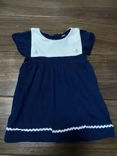 ネイビー ワンピース フォーマル　80cm