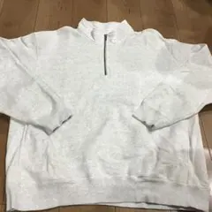 gu ヘビーウェイトスウェットハーフジッププルオーバー　XL