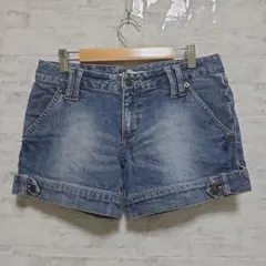 semanticdesign デニムブルー ショートパンツ