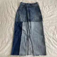 JEANASIS ラップキリカエデニムスカートのサムネイル