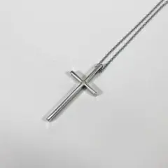 ティファニー K18WG クロスネックレス 750刻印 6g - メルカリ