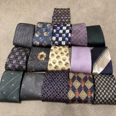 ネクタイ16本まとめ売り　ブランド多数