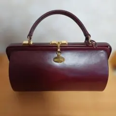 希少極美品✨ゴールドファイル ミニハンドバッグ 2way がま口 ダレスバッグ 希少✨ゴールドファイル ミニハンドバッグ 2way がま口 ダレスバッグ