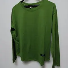 THE TIME FOR CHANGE グリーン長袖Tシャツ Ｌ 新品未使用