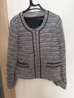 ORIHICA ストライプデザインジャケット