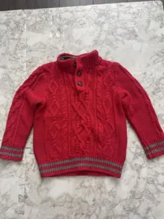 babygap ニット　セーター　クリスマス　赤　ギャップ