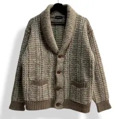 レア 80s VINTAGE ショールカラー ヴィンテージ ニットカーディガン