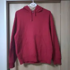 OLD　UNIQLO　紺タグ　赤 プルオーバーパーカー　M