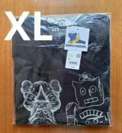 kaws カウズ UNIQLO コラボ ユニクロ ブラック Tシャツ XLのサムネイル
