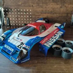 タミヤ　NISSAN R91CP ボディ　ホイールセット