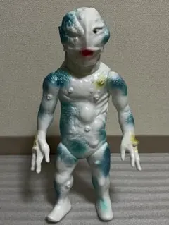 シカルナ工房 ゴメス 怪獣 ソフビ オープニングマーブル モノクロ