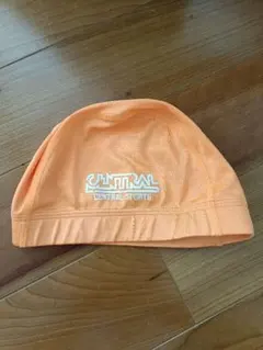 CENTRAL SPORTS 水泳帽 オレンジ
