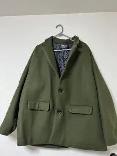 ウール　テーラードハーフコート　韓国