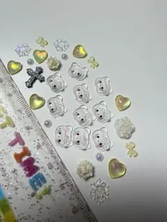 キティちゃん ネイルパーツ30個セット ⑰