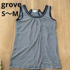 grove　タンクトップ　レディース　S〜M　ビーズのサムネイル