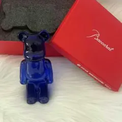 Baccarat ブルー クリスタル ベア フィギュア箱付き - メルカリ
