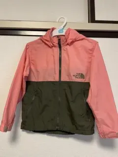 THE NORTH FACE フード付きジャケット 120cm ピンク/オリーブ